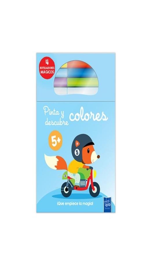 pinta y descubre colores: zorro - los editores de YOYO